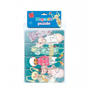 Игра развивающая пазлы мягкие магнитные А5 Зверята